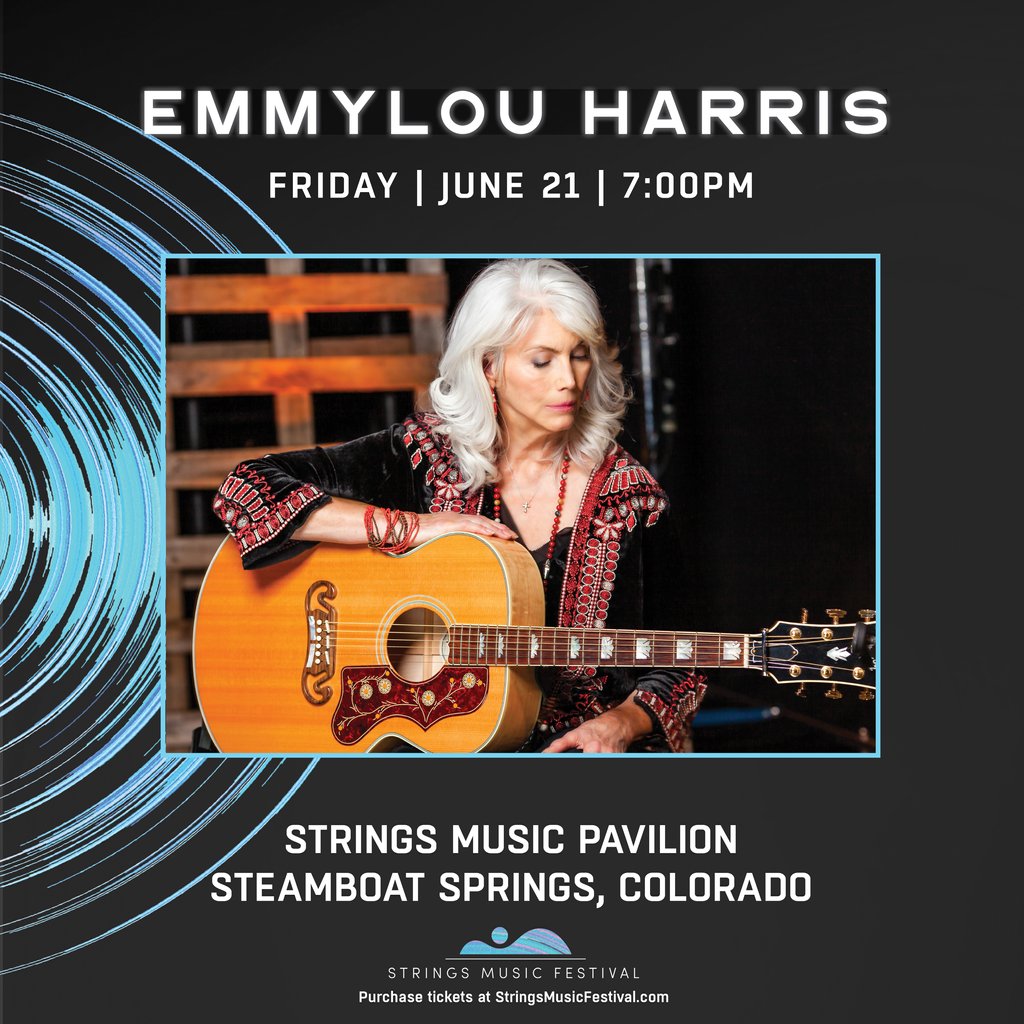 Witness history as Emmylou Harris performs at Strings! Celebrating a spectacular career and her profound influence on music, this concert is a milestone for us and quite an intimate experience for her fans. Join us Friday night for an evening to remember at Strings!⁠
