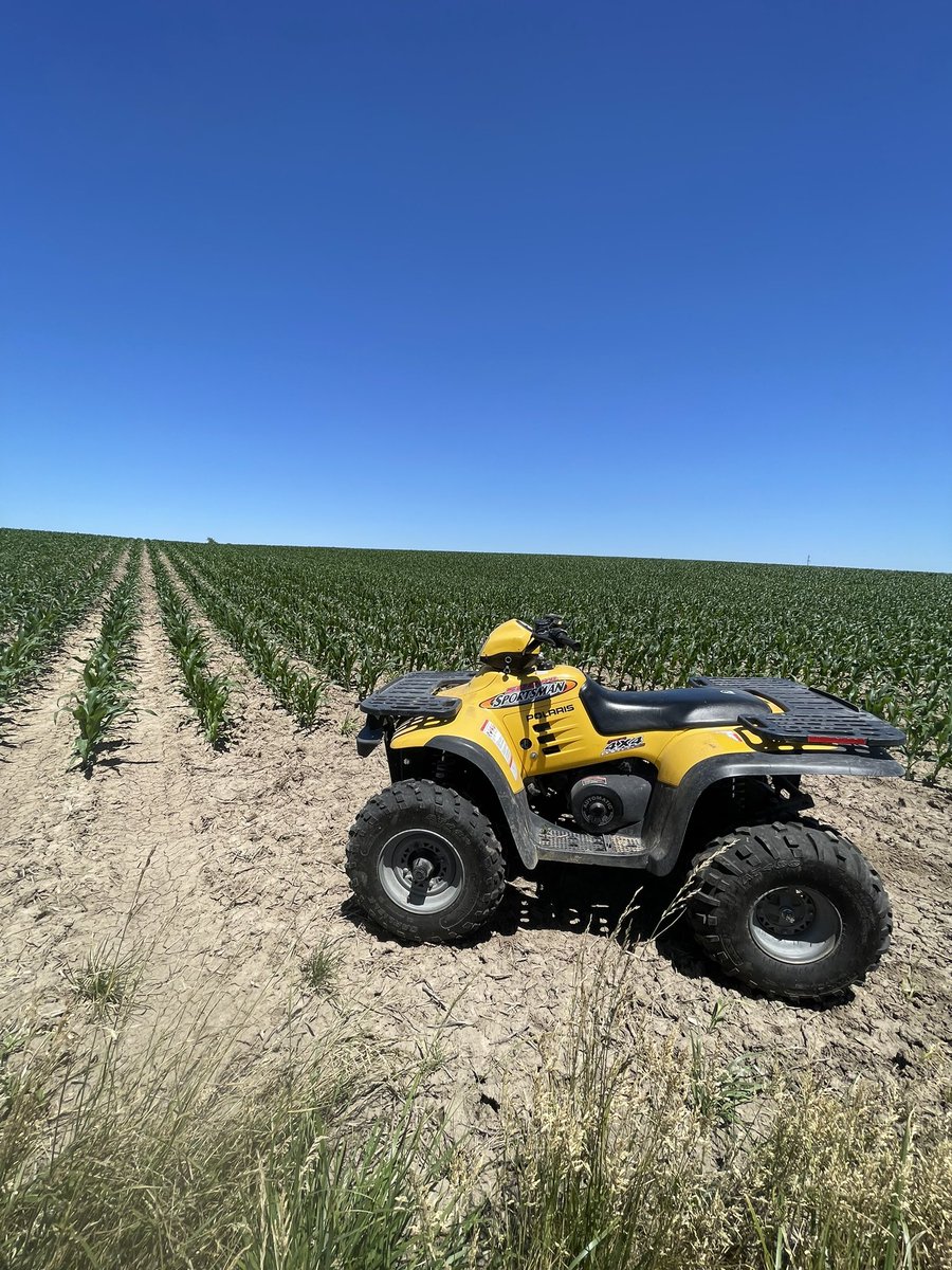 rvcinterns's tweet photo. When it comes to covering lots of field ground and hilly terrain, sometimes we use four-wheelers as a form of transportation within a field! We are trained on how to properly maneuver in a field as well as loading and unloading them!
#RVCintern #Scouting #Summer24Scout
-CW https://t.co/23HgHz89yp