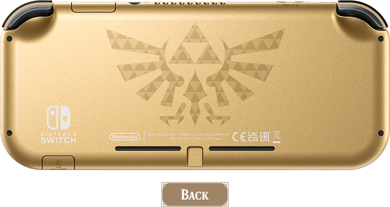 Lbabinz's tweet photo. Hyrule Edition Nintendo Switch Lite images https://t.co/jRrFVzFkqL