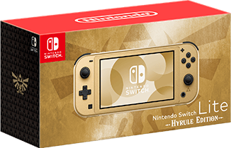 Lbabinz's tweet photo. Hyrule Edition Nintendo Switch Lite images https://t.co/jRrFVzFkqL