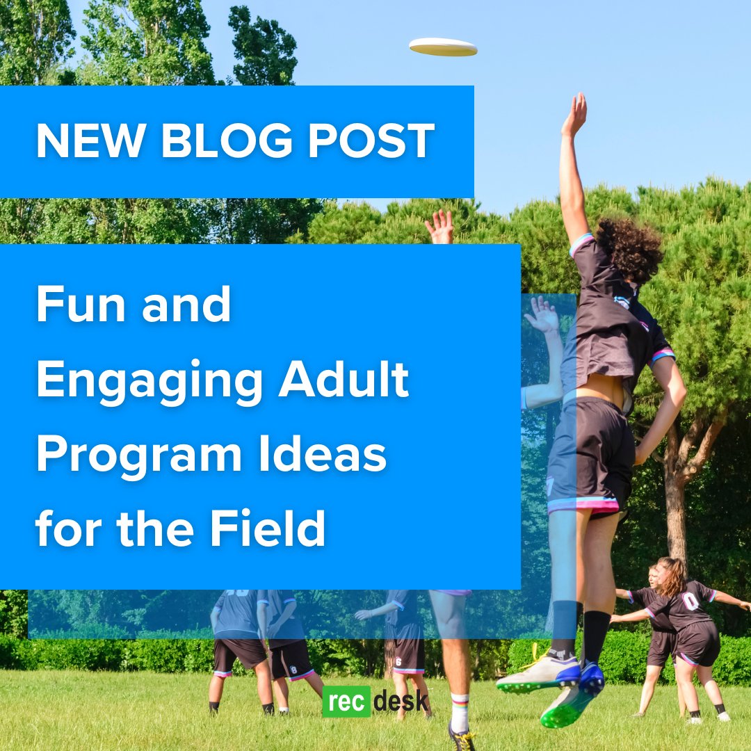 recdesk's tweet image. New Blog Post Alert! We've just published an insightful article "Fun and Engaging Adult Program Ideas for the Field" promoting fun activities and games for your department to try!

Read the article here: recdesk.com/2024/06/fun-an…

#RecDesk #AdultPrograms #ProgramIdeas #Blog