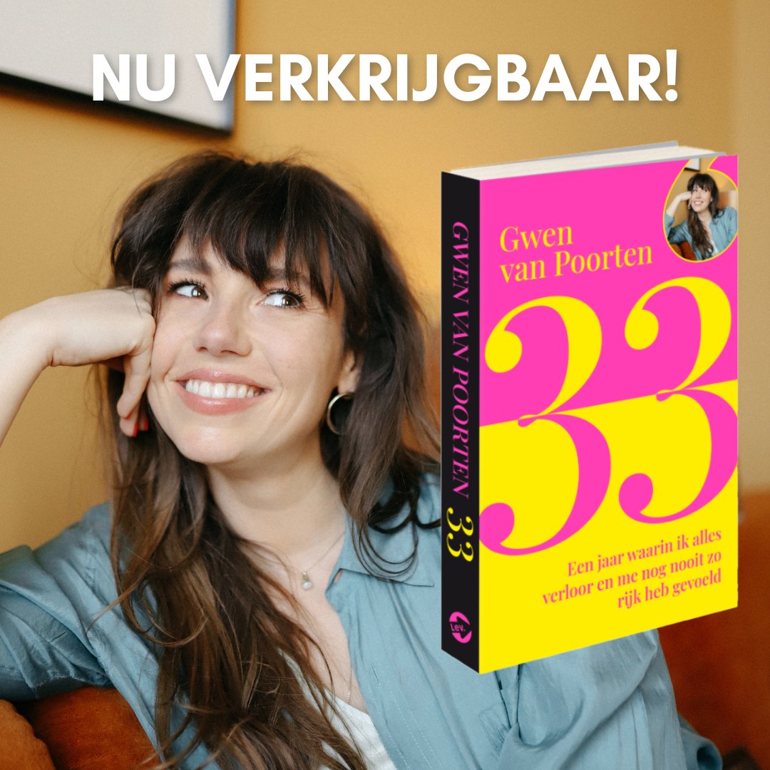 💛 NIEUW 🩷 Het boek '33' van Gwen van Poorten is vanaf vandaag verkrijgbaar bij jouw favoriete (online) boekhandel! Gwen vertelt je zelf graag meer in deze reel! Ga jij '33' lezen?

Meer weten over '33' van Gwen van Poorten? 👉 l8r.it/jAsz