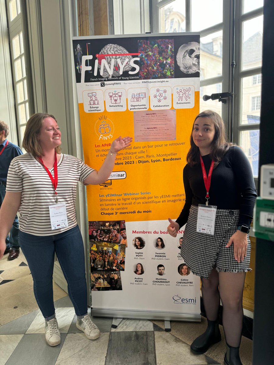 youngFINYS's tweet image. FINYS at the Future of Molecular MR workshop in Orleans, we can&apos;t wait to see you this evening at our Apero! 🎉🍻
#FLI @ESMI_society