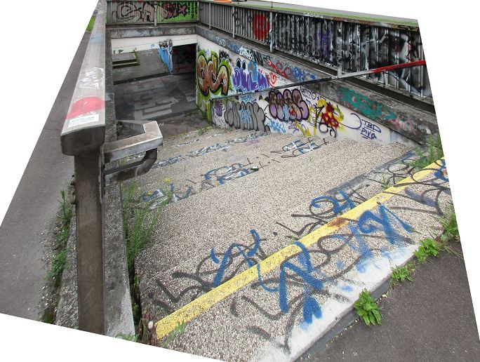 Eine Unterführung in Linz
Seltsame Anmutung …