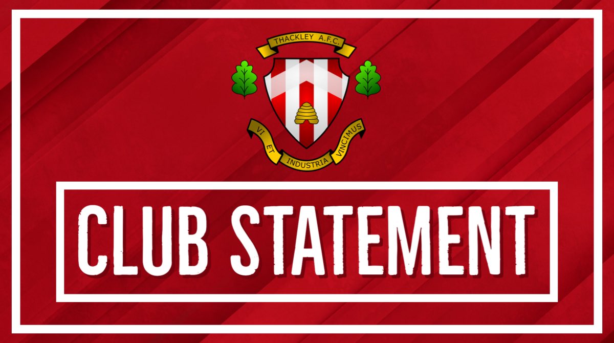 TheDennyGirls (@thackleyladies) on Twitter photo 𝗖𝗟𝗨𝗕 𝗦𝗧𝗔𝗧𝗘𝗠𝗘𝗡𝗧 📝
An update on discussions with the <a href="/WRCWFL/">West Riding County Women's Football League</a> & the <a href="/WestRidingFA/">West Riding FA</a> regarding the league’s proposed arbitrary relegation of #ThackleyAFC Ladies following the conclusion of the season & an update on our appeal of the decision
🔗 | pitchero.com/clubs/thackley… 𝗖𝗟𝗨𝗕 𝗦𝗧𝗔𝗧𝗘𝗠𝗘𝗡𝗧 📝
An update on discussions with the <a href="/WRCWFL/">West Riding County Women's Football League</a> & the <a href="/WestRidingFA/">West Riding FA</a> regarding the league’s proposed arbitrary relegation of #ThackleyAFC Ladies following the conclusion of the season & an update on our appeal of the decision
🔗 | pitchero.com/clubs/thackley…