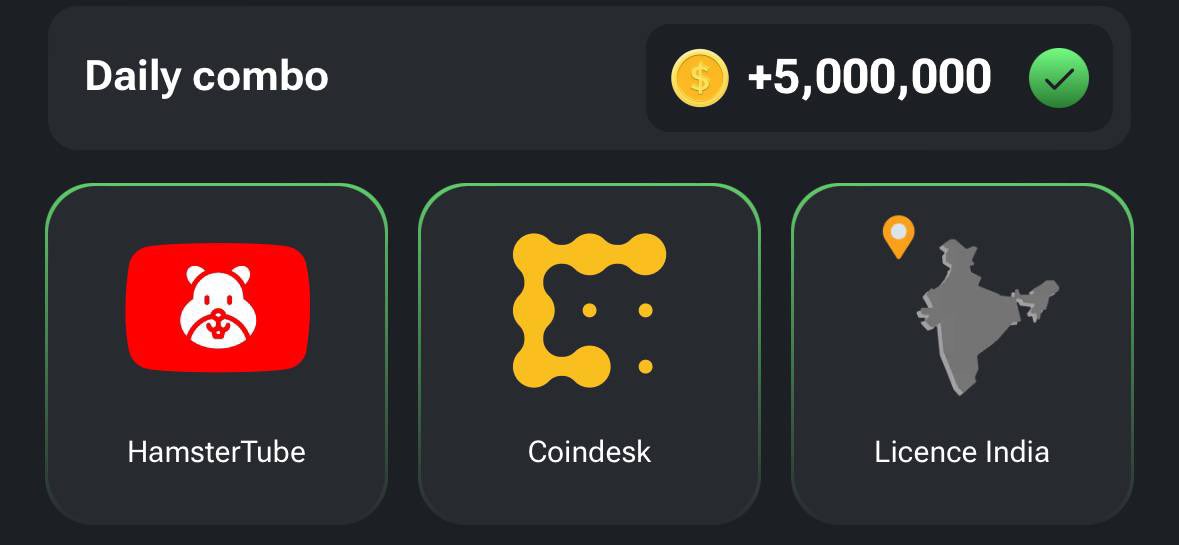 kocenggg's tweet image. GM
Code  for Hamster Kombat
18 Juni 2024

t.me/hamsteR_kombat…

#HAMSTERKOMBAT #hmtr #htkb #ton #telegram #telegrambot