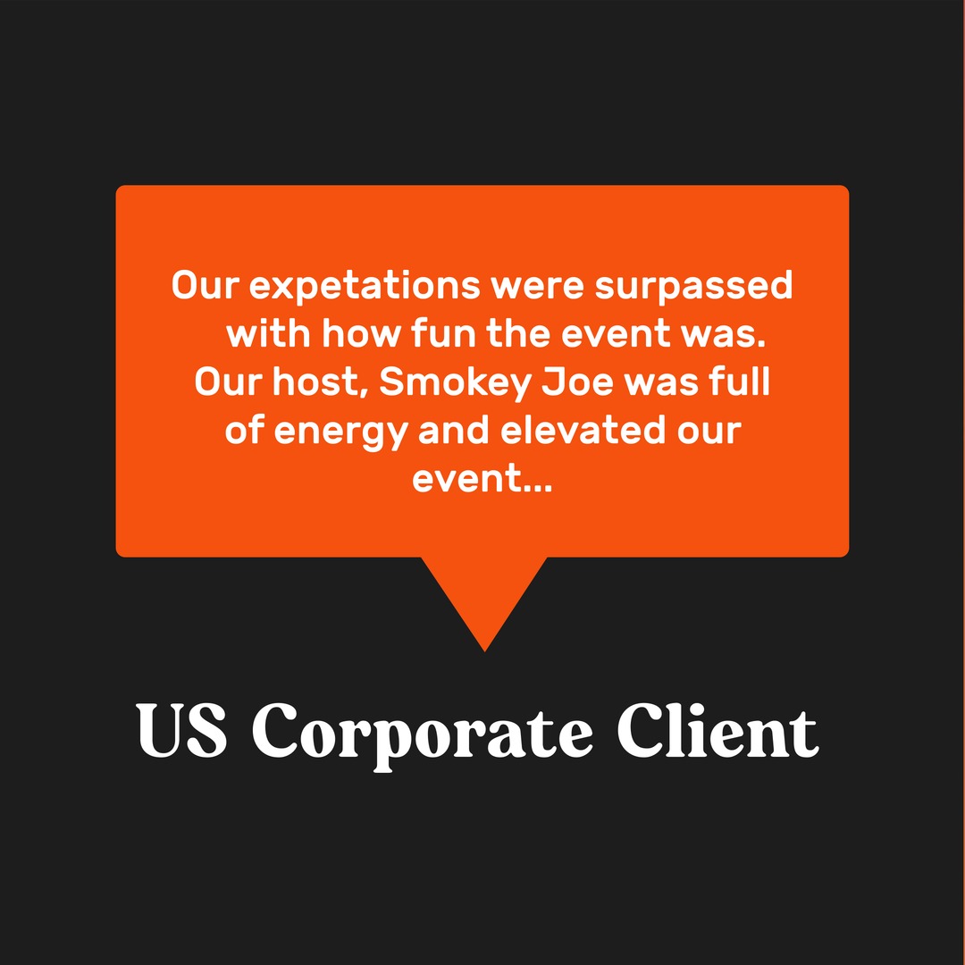 wehostglobal's tweet photo. Thank you to our US corporate client for the glowing feedback on Host Smokey Joe! 🌟 Your appreciation fuels our passion for delivering exceptional experiences. 🙏 #ClientAppreciation #EventSuccess #SmokeyJoe https://t.co/b36zbaGxZT