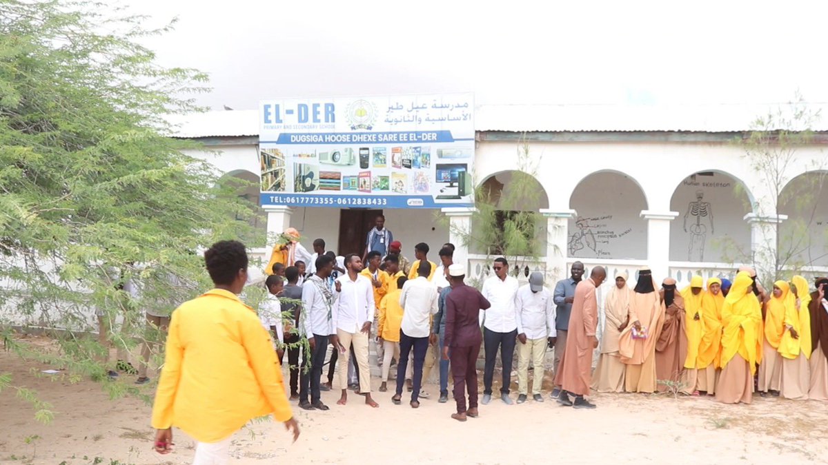 dhoorebbc's tweet photo. Students in #Eldher district in central #Somalia sat for the 8th-grade National exam on Tuesday. Eldher fell into the hands of government troops last year but faced several attacks by #Alshabab, with the last one occurring on June 8, 2024. https://t.co/UuDvTkI09e