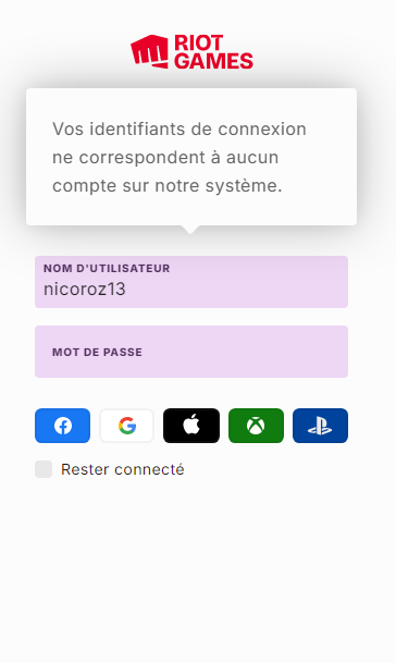 ImNicoo13's tweet photo. @RiotSupportFR - Salut le Support, je me bataille depuis 3-4 heures parce que je n'arrive plus à me connecter . Comme je n'ai plus accès à mon adresse e-mail, je ne peux rien faire. Je ne sais pas comment vous contacter alors je fais ce tweet en espérant que vous y répondrez. https://t.co/Jq6uqoe4PE