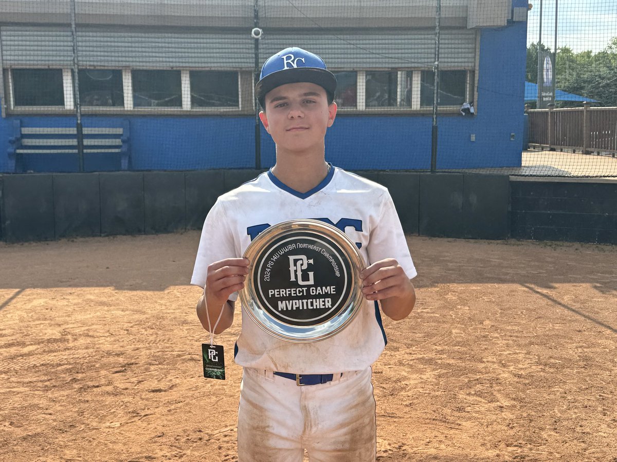 PGMidAtlantic's tweet photo. 2024 14U PG WWBA Northeast Championship (Major)
#pgtourney 

🥇Champions: RCBC Ghost 14u Nationals
🥈Finalists: Team Francisco Notorious 9 14u
🏅MVP: Tyler Stern
🏅MVPitcher: Christian Manteria
@PG_Tourney https://t.co/CDAQYYtD8E