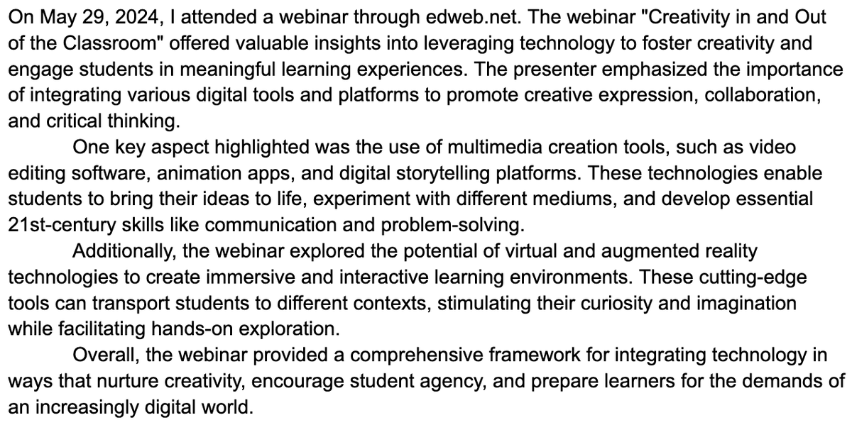 markleMAIT's tweet photo. My final review is from a webinar I attended from @edwebnet in May 2024 #INTC5330
https://t.co/w7qfKlYZWu https://t.co/HBDcH7i2KW