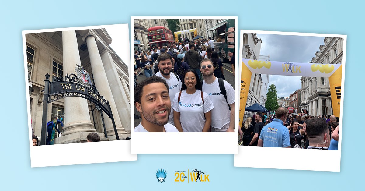 Cloud Direct 🦔 (@clouddirect) on Twitter photo We're out and about at the London Legal Walk! 🚶
A few members of the team have headed into the capital to support the 20th London Legal Walk, which is raising money and awareness for those most in need of legal support.
Support the team here 👉 bit.ly/4c5lMLE We're out and about at the London Legal Walk! 🚶
A few members of the team have headed into the capital to support the 20th London Legal Walk, which is raising money and awareness for those most in need of legal support.
Support the team here 👉 bit.ly/4c5lMLE