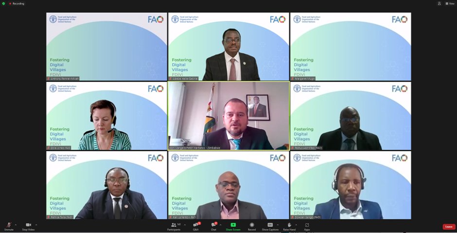 Abebe Haile-Gabriel (@abebehgabriel) on Twitter photo Pleased to join Deputy Minister Hon. <a href="/VPHaritatos/">Hon. Vangelis Peter Haritatos</a> of Zimbabwe and other participants during this launch.
Digitalization offers huge possibilities for agrifood & rural transformation in Africa.
Let's reposition smallholders, women & youth for it to bring tangible value to them. Pleased to join Deputy Minister Hon. <a href="/VPHaritatos/">Hon. Vangelis Peter Haritatos</a> of Zimbabwe and other participants during this launch.
Digitalization offers huge possibilities for agrifood & rural transformation in Africa.
Let's reposition smallholders, women & youth for it to bring tangible value to them.