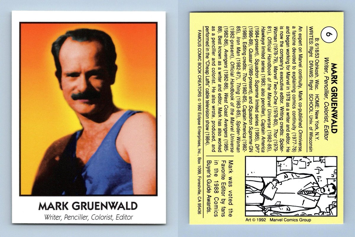 Marcello742's tweet image. Happy B'day, #MarkGruenwald!

 #fumetti