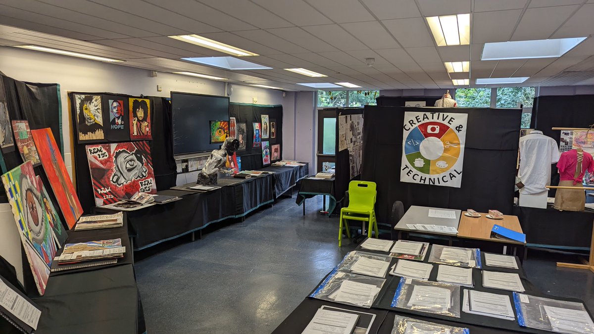 edu_chate's tweet photo. Art, Textile, &amp; Photography Moderation ✔️

Can't wait to invite staff to have a look around tomorrow morning. https://t.co/5kuX1mVXrV