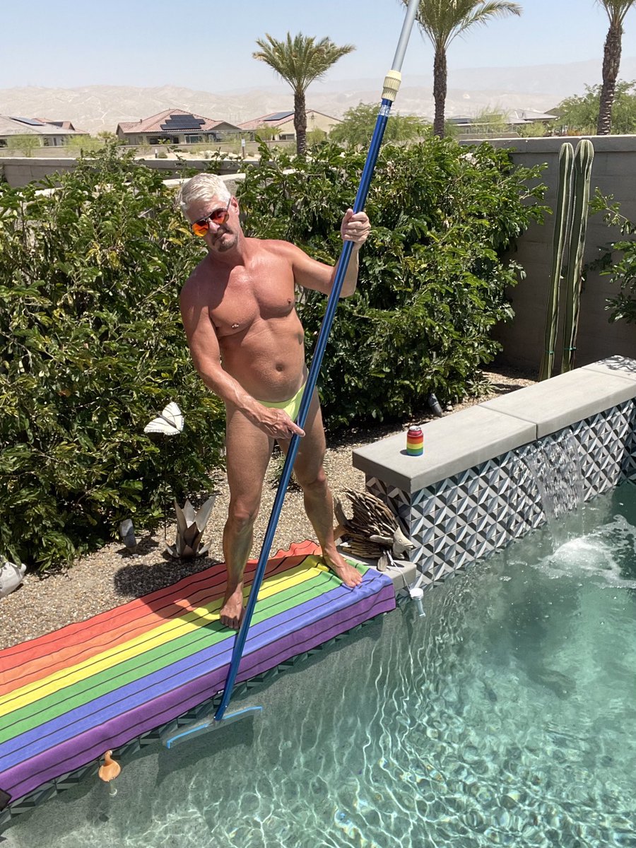 jgriffith615's tweet photo. Pride Month Special on pool cleaning. Contact me know if youโre interested #GayPrideMonth ๐ณ๏ธโ๐ #DesertLife #June2024 #BirthdayMonth #SingleLife #GayDesert ๐ณ๏ธโ๐ #CoyoteSwimwear #PalmSprings #RanchoMirage #Summer24 #PoolTimeTanLines https://t.co/aNDOkirHou