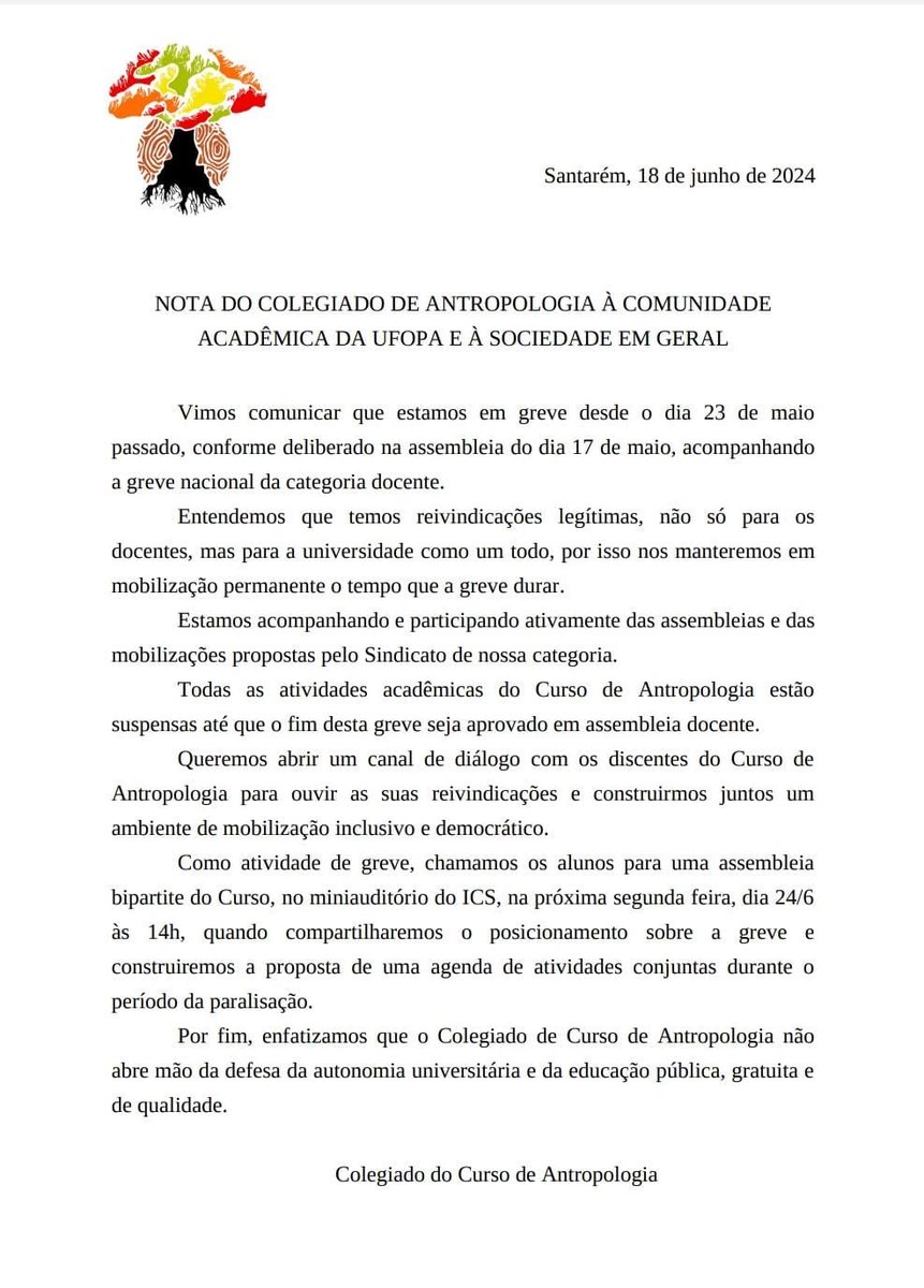 Estamos em greve e assim continuaremos ate que sejamos atendidos