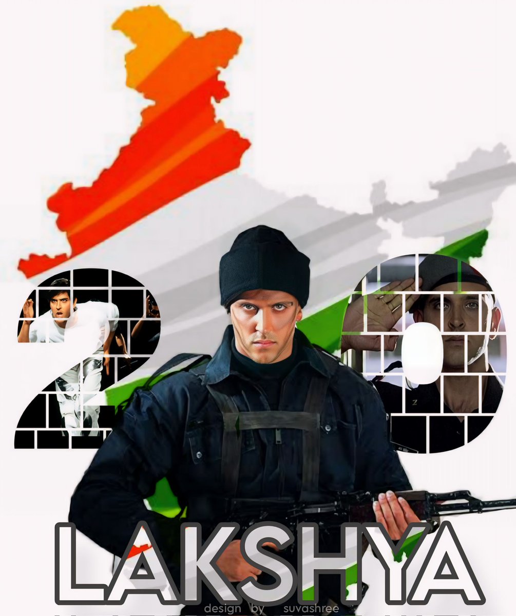 isuvashree's tweet photo. Celebrating 20 glorious years of LAKSHYA.
A movie who has taught us the value of hard work & passion to fulfill the dreams
@iHrithik as Karan Shergil was, is and will always be the soul of this ICONIC FILM
#HrithikRoshan #LAKSHYA #20yearsofLAKSHYA https://t.co/HEx23jL23x
