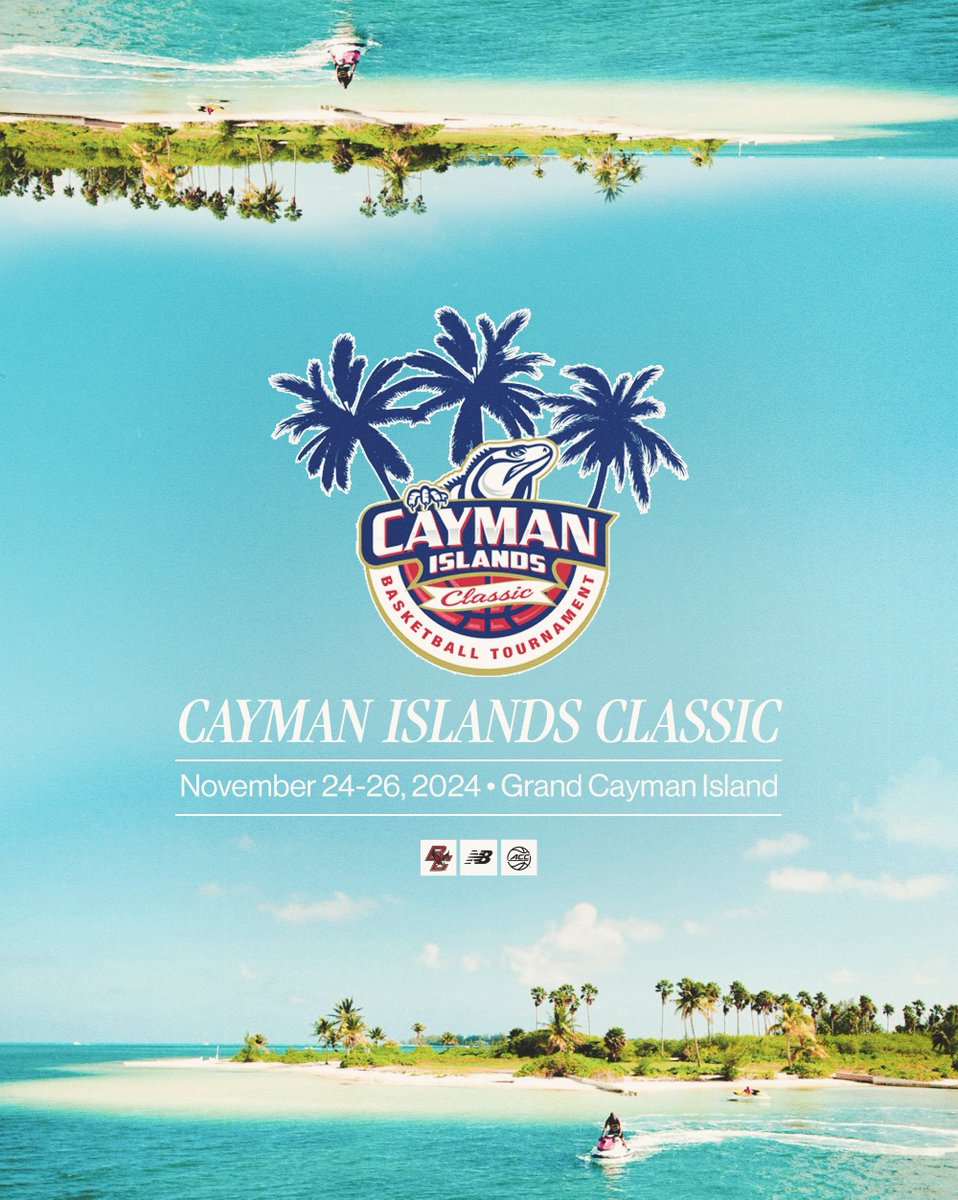 BCMBB's tweet photo. The Eagles are headed to the Cayman Islands!

BC will play in the 3-game MTE from Nov. 24-26

Story➡️ https://t.co/5TcboHeuhV https://t.co/0P3MhRAsFb