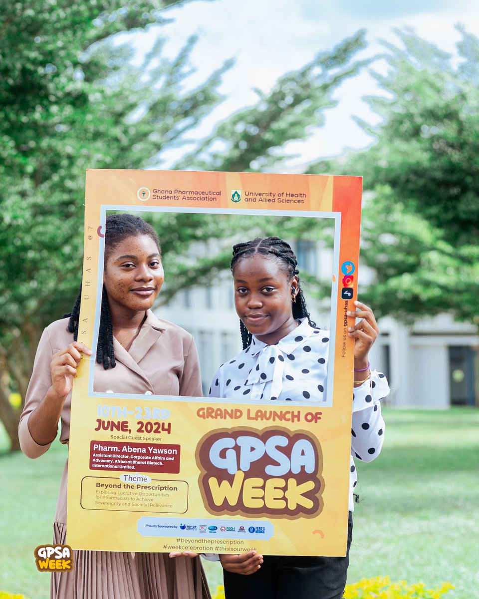 Uhas_Gpsa's tweet photo. Dressed to impress! A week ago, we launched 🚀 GPSA Week in style! 
Reliving the memories of our official day 🤗
#GPSAWeek
 #OfficialDay 
#GPSASWeeklaunch 
#PharmD https://t.co/D0bsS5rWLV