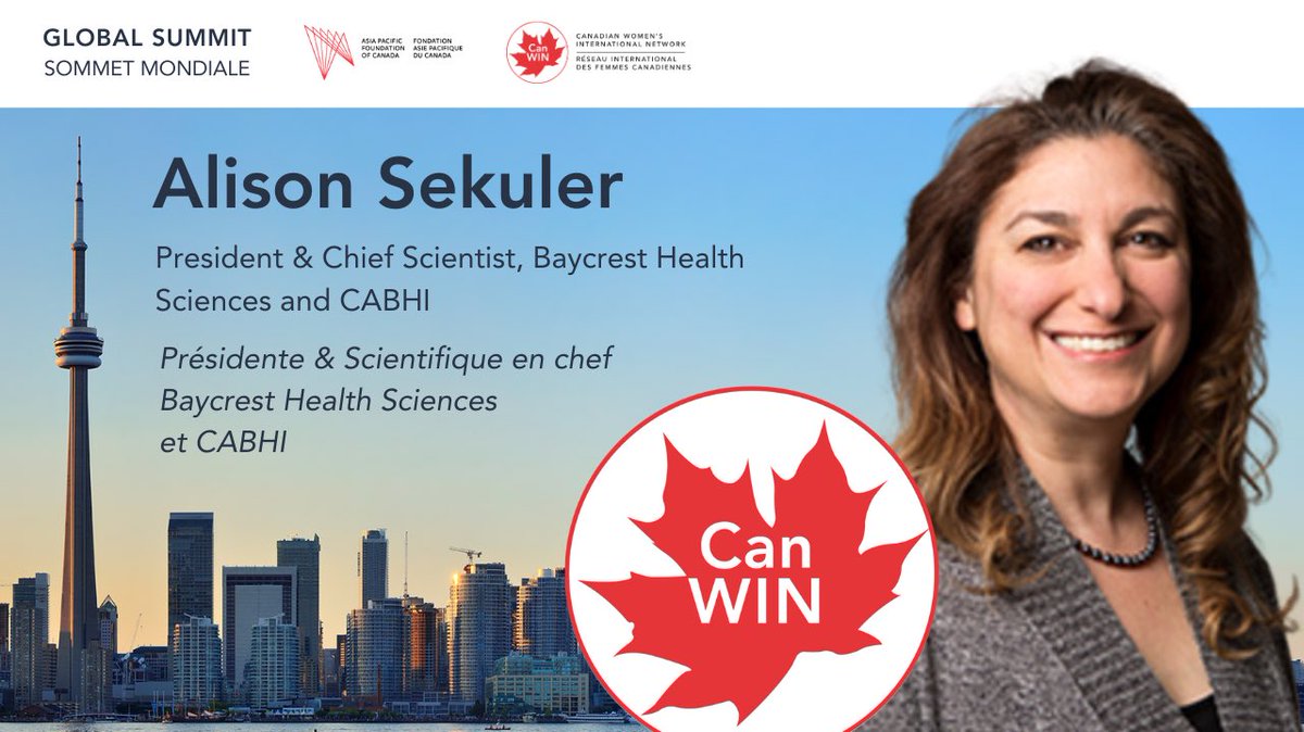 Dr Allison Sekuler 🧠 👁🥁🇨🇦 (@asek47) on Twitter photo Excited for the 1st Canadian Women’s International Network (#CanWIN) Global Summit presented by <a href="/AsiaPacificFdn/">APF Canada</a>!
Beyond Boundaries: Gender Inclusive Prosperity in Canada and Asia
Will be leading a panel & supporting Canadian & Asian women entrepreneurs.
#CGS2024 #Canada #Asia Excited for the 1st Canadian Women’s International Network (#CanWIN) Global Summit presented by <a href="/AsiaPacificFdn/">APF Canada</a>!
Beyond Boundaries: Gender Inclusive Prosperity in Canada and Asia
Will be leading a panel & supporting Canadian & Asian women entrepreneurs.
#CGS2024 #Canada #Asia
