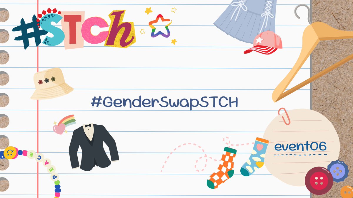 STCH_Official's tweet photo. 📢Event 06 : Gender Swap Day✨
#GenderSwapSTCH

👕🩰รายละเอียดกิจกรรม: https://t.co/23ECi7liZf https://t.co/7vXnvRTDii