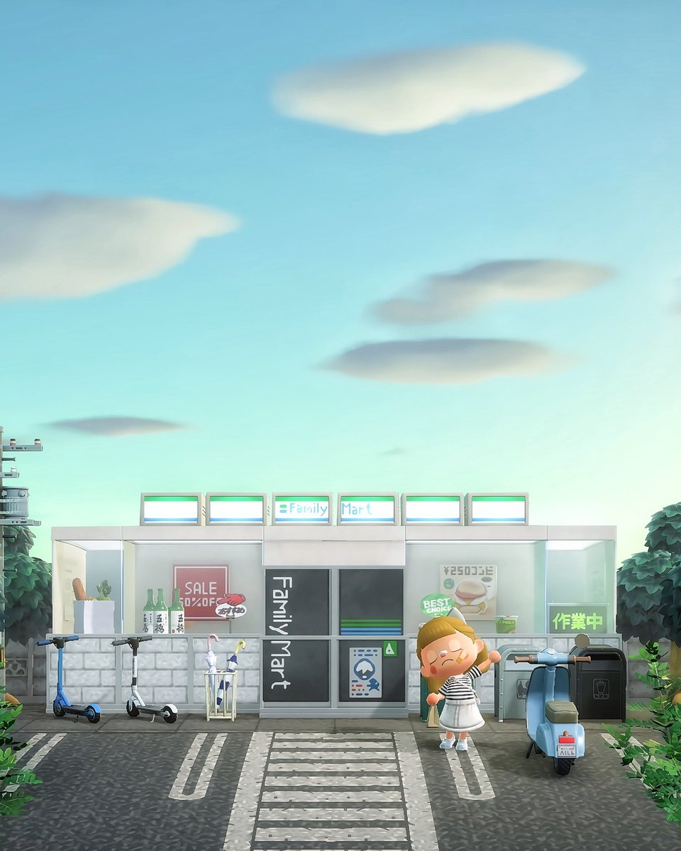 FamilyMart 🏪

#animalcrossing #animalcrossingnewhorizons #acnh #nintendo #あつまれどうぶつの森本体セット
