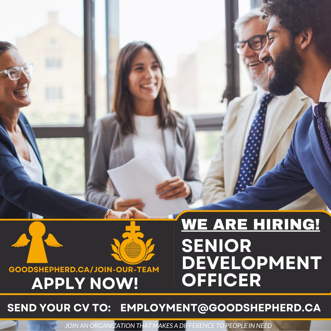 goodshepherd_to's tweet image. Are you a skilled #Fundraiser &amp;amp; donor-relationship builder? @goodshepherd_to is hiring a Senior Development Officer to steward our #MajorGifts program. If you have outstanding communication &amp;amp; leadership skills WE WANT YOU! To apply visit goodshepherd.ca/join-our-team