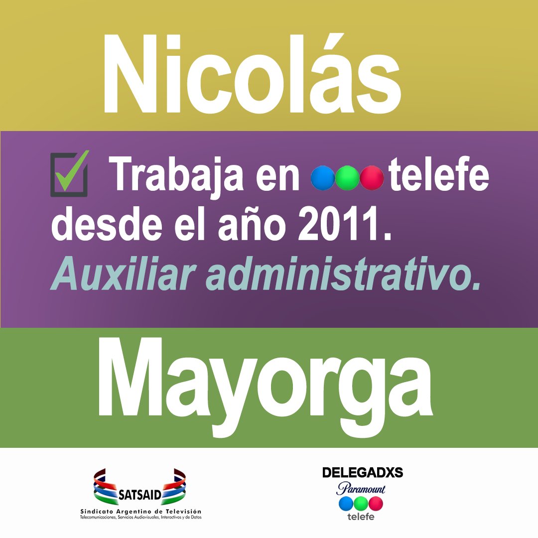 Delegadxs -Telefe tweet media