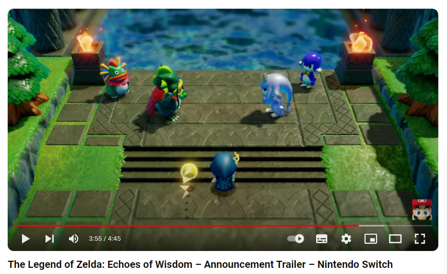 taismarques_86's tweet photo. Gente, o novo Zelda com a Zelda rosa tem dois tipos diferentes de Zora no mesmo lugar: 
#nintendodirect #zelda https://t.co/3bYqPCx7jR