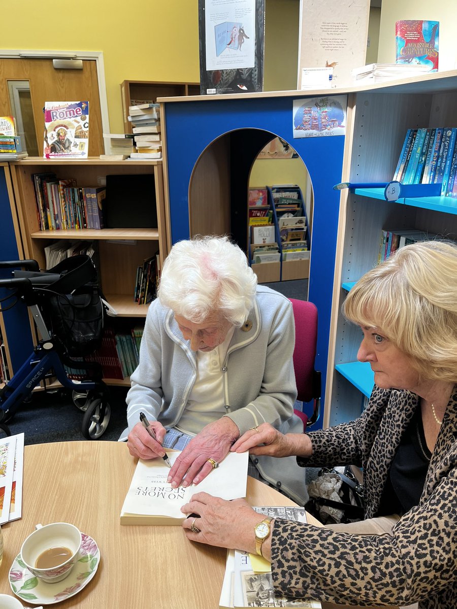 TackleyCEPrimary (@tackleyschool) on Twitter photo Betty Webb MBE came to visit Tackley School today to meet the class named after her, Webb Class. Betty told us about life <a href="/bletchleypark/">Bletchley Park</a> during World War 2. We had a wonderful afternoon with questions, book signing and tea and cake. Thank you for your visit Betty. What an honour! Betty Webb MBE came to visit Tackley School today to meet the class named after her, Webb Class. Betty told us about life <a href="/bletchleypark/">Bletchley Park</a> during World War 2. We had a wonderful afternoon with questions, book signing and tea and cake. Thank you for your visit Betty. What an honour!