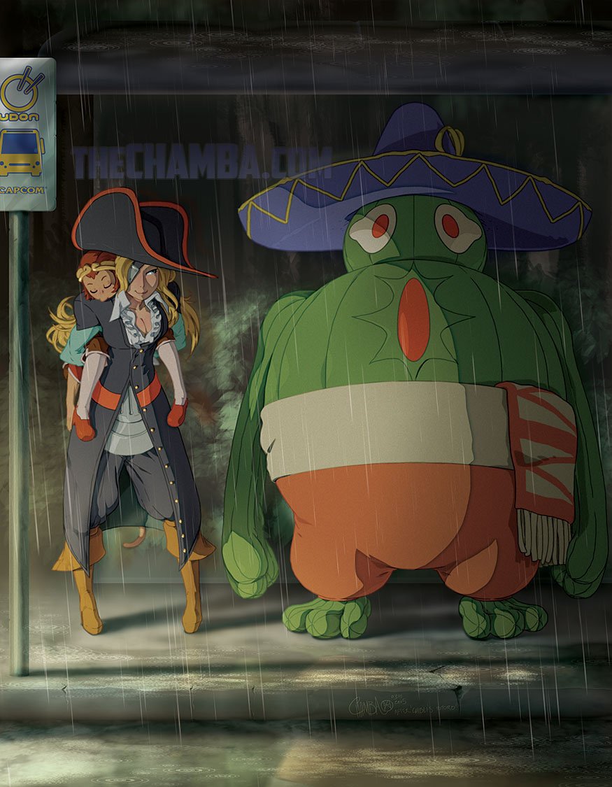 what cool news!

reminded me of old art I drew from 2015 for the tribute book from <a href="/UdonEnt/">UDON Entertainment</a>