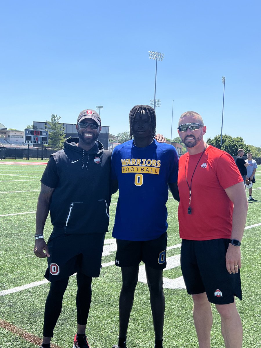 Bodpegn Miller (@bodpegnm) on Twitter photo After a great conversation with <a href="/brianhartline/">Brian Hartline</a> I am blessed to receive an offer from <a href="/OhioStateFB/">Ohio State Football</a> All Glory to God!!
Thank you for the support <a href="/JaredLuginbill/">Jared Luginbill</a> <a href="/Birm/">Jeremy Birmingham</a> <a href="/kaleb_longhurst/">Kaleb Longhurst</a> <a href="/Bill_Kurelic/">Bill Kurelic</a> <a href="/MSR_Ohio/">John McCallister</a> <a href="/mickdwalker/">Mick Walker</a> <a href="/JakeFurr11/">Jake Furr</a> After a great conversation with <a href="/brianhartline/">Brian Hartline</a> I am blessed to receive an offer from <a href="/OhioStateFB/">Ohio State Football</a> All Glory to God!!
Thank you for the support <a href="/JaredLuginbill/">Jared Luginbill</a> <a href="/Birm/">Jeremy Birmingham</a> <a href="/kaleb_longhurst/">Kaleb Longhurst</a> <a href="/Bill_Kurelic/">Bill Kurelic</a> <a href="/MSR_Ohio/">John McCallister</a> <a href="/mickdwalker/">Mick Walker</a> <a href="/JakeFurr11/">Jake Furr</a>