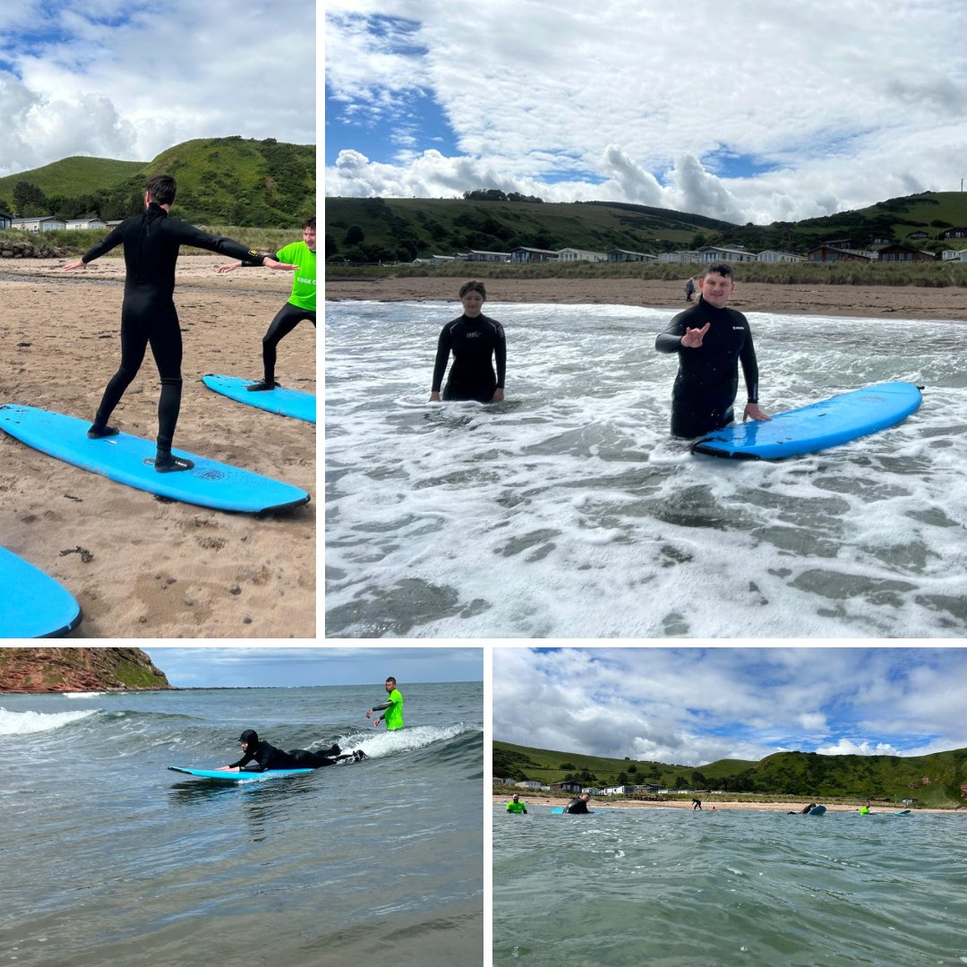 EdgeGroupScot's tweet image. WOW….just WOW! 🏄🏻‍♂️

What a session, what a team!?!

Everyone is now standing up and catching waves and we couldn’t be more proud 🤙

#GetOutdoors #Surfing #AdventureForAll #ASN #Autism #Autistic #Transitions