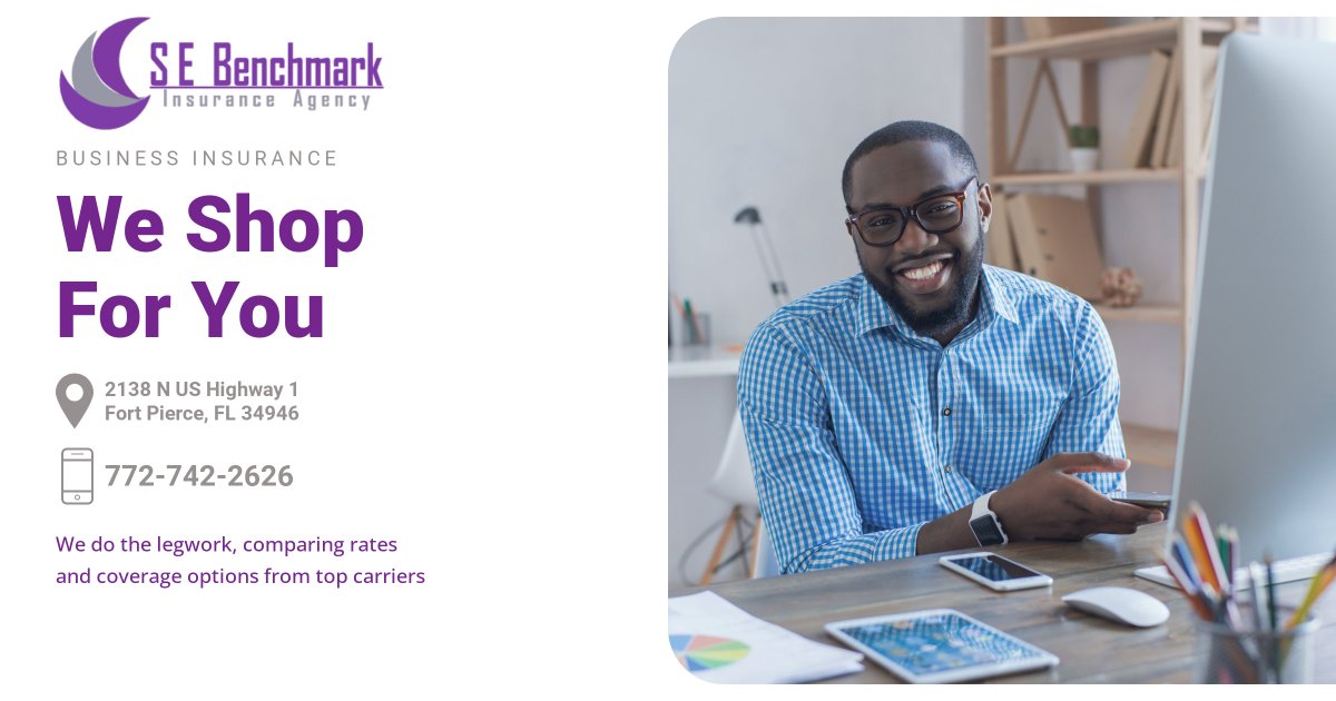 sebenchmark's tweet image. We do the legwork, comparing rates and coverage options from top carriers to find the perfect fit for your business. Save time and money, get in touch with us today!