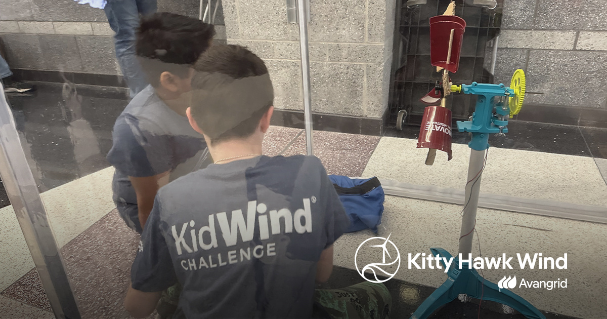 Congrats to the three Hampton Roads schools named as winners in the '24 World <a href="/KidWind_Project/">KidWind Project</a> Competition for their innovative turbine designs tested for best output &amp; endurance in high wind speeds! #KittyHawkWind is a proud VA KidWind Challenge sponsor. hubs.ly/Q02CgF4C0