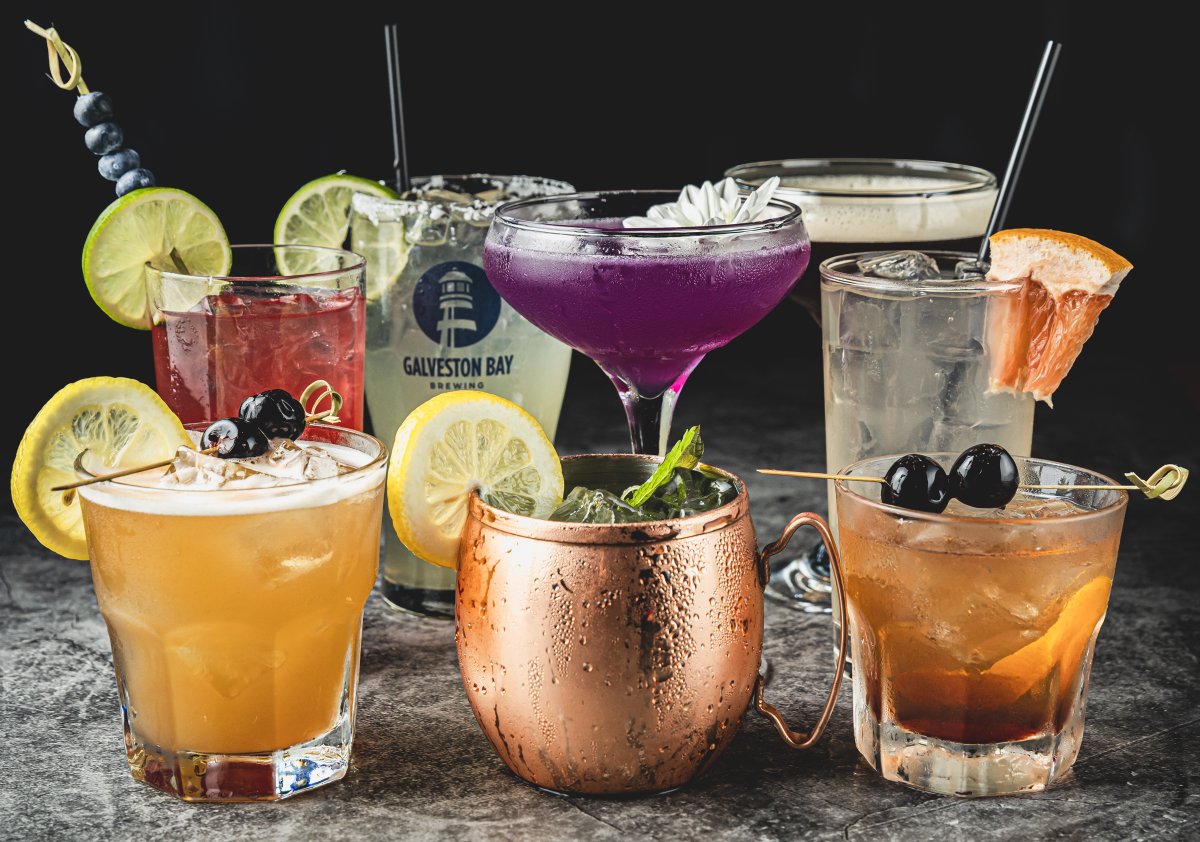 Say hello to a brand new line up at Galveston Bay Brewing! Our cocktails are crafted with house-made juices, infusions &amp; syrups to provide you with spirited libations that are as intentionally crafted as our beers. Come try them for yourself - Cheers!