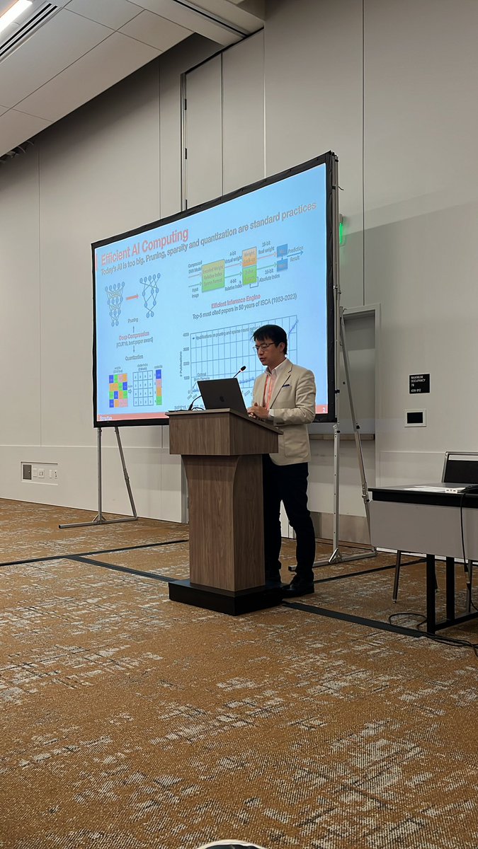 MMFMWorkshop's tweet image. Our first speaker @songhan_mit