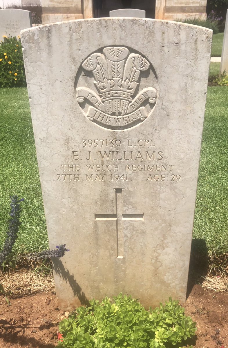 albymarch_alan's tweet image. Suda Bay War Cemetery @CWGC #Crete 
T.H.Ferguson
J.MacFarlane
T.G.Stansbury
E.J.Williams
#WelchRegiment