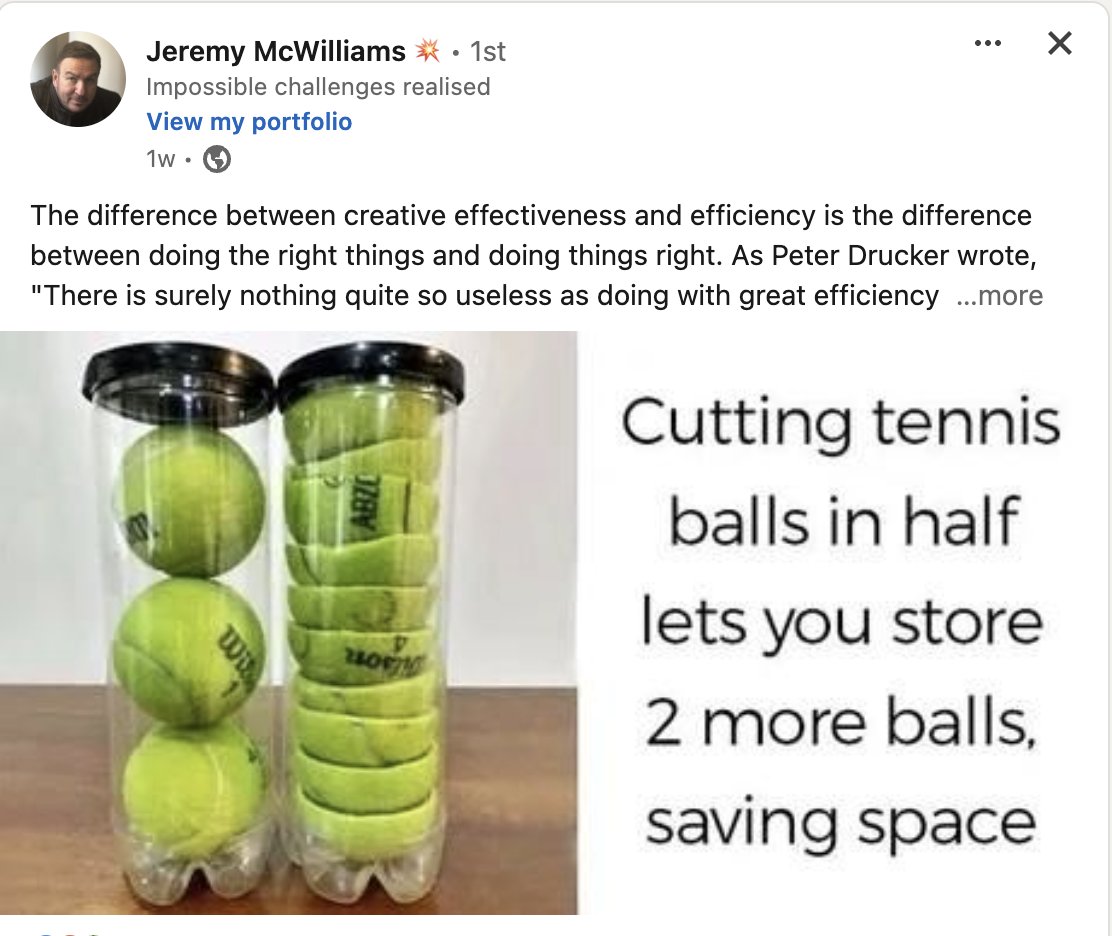 Current advertising thinking -