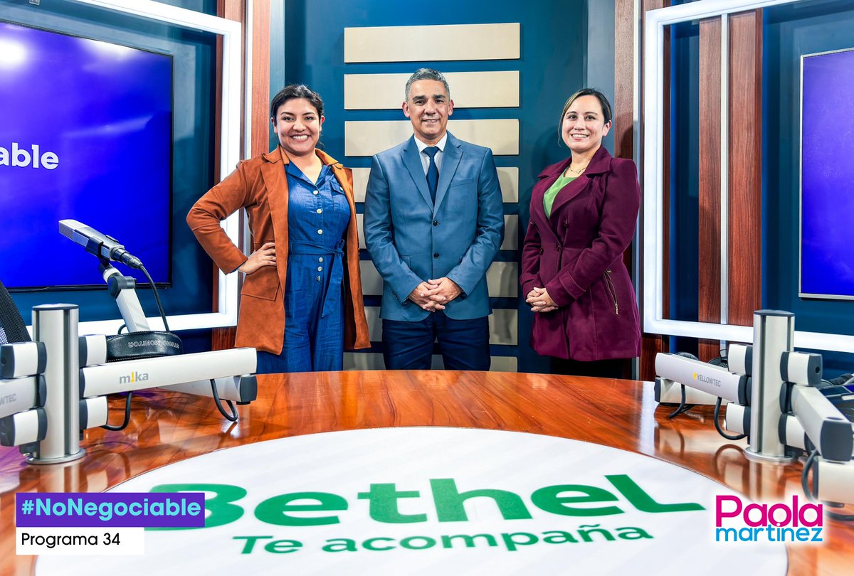PaoMartinezOf's tweet photo. 📸 #recap #Programa34 #NoNegociable

 👉 Errores legales que todo emprendedor debe evitar
✅ Con la participación de Dr. Renato Méndez

⏰Hoy a las 5:30 pm por Bethel Radio 100.1 FM 📺
🎙️ Con Paola Martínez, Jorge De Lama e Isabel Soto
1/2 https://t.co/5efIEblWiy