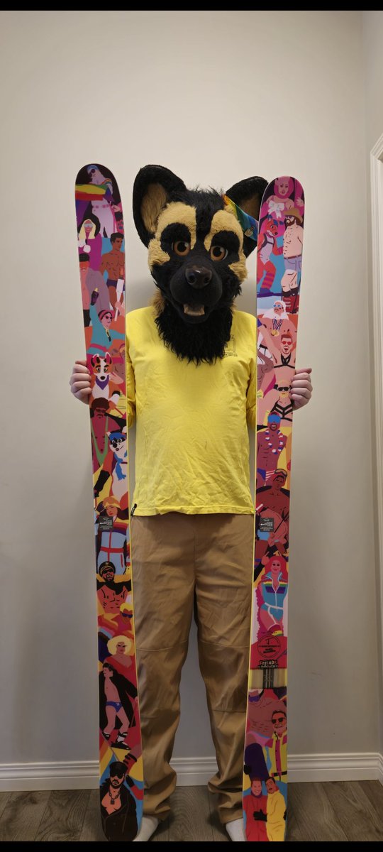 SaveTheWildDogs's tweet photo. @Jskis_official best pride product I've ever found. Saw the 3 fursuits on the top sheet and had to buy em. Been a line guy for years so stoked to try something new! https://t.co/Bj1fLQco6B
