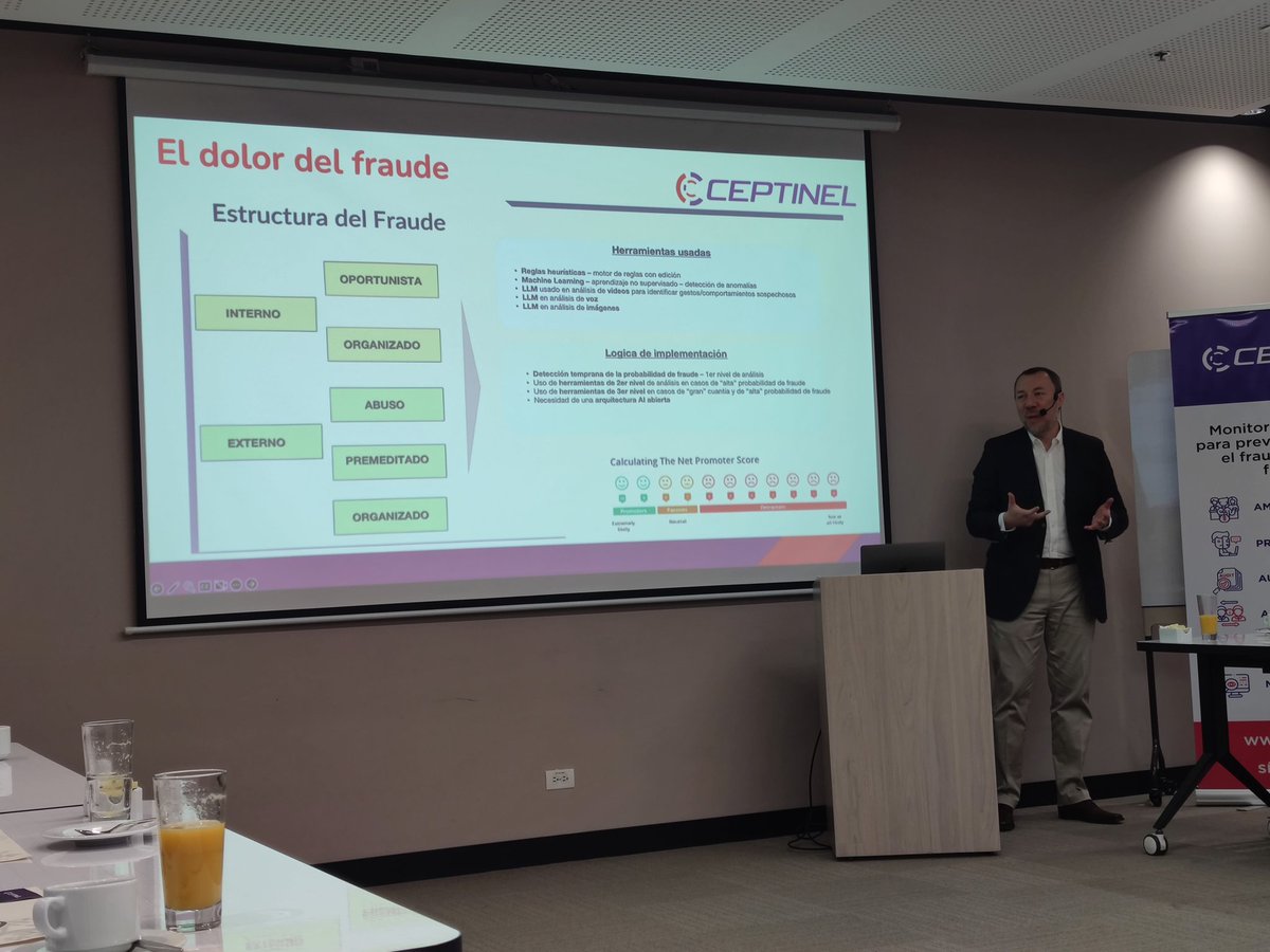 technoymas's tweet image. #ceptinel da a conocer cifras de la industria de seguros de Latinoamérica y Estados Unidos, su volumen de pérdida del margen operacional en este sector productivo ubicado entre 5 y 10%. Se estima que cada evento de fraude financiero ascendió aproximadamente a 200.000 dólares.