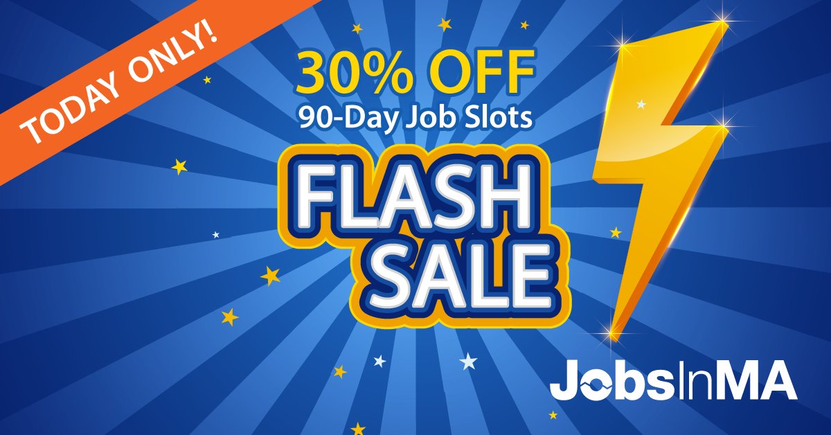 PloymintMA's tweet photo. Employers, save 30% OFF your 90-day job slot package TODAY ONLY!
https://t.co/RCJKcHRURi

#FlashSale #JobPosting https://t.co/Sf5q50vfXm