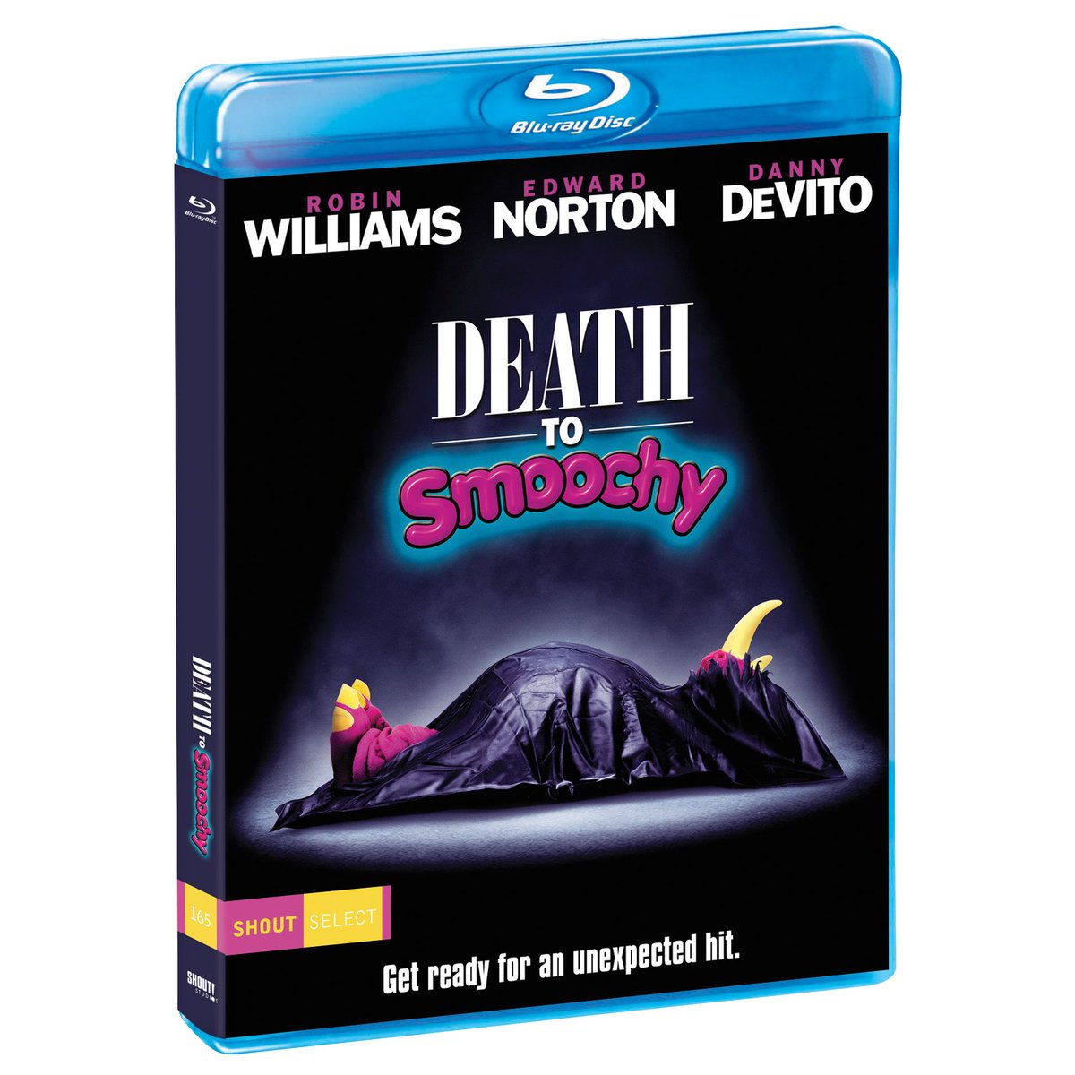 Cult favorite DEATH TO SMOOCHY comes to Blu-ray 8/20 featuring audio commentary with director/actor <a href="/DannyDeVito/">Danny DeVito</a> &amp; cinematographer Anastas Michos, new interviews with actor <a href="/DannyWoodburn/">Danny “#BoosterCogburn” Woodburn</a>, composer David Newman, and costume designer Jane Ruhm, and more.

shoutfactory.com/products/death…