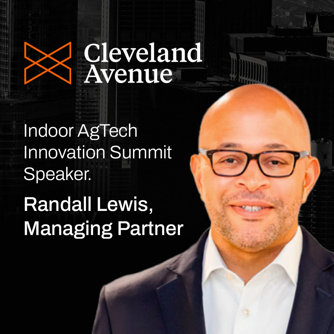 Cleveland Avenue (@cleveavellc) on Twitter photo Randall Lewis, #ClevelandAvenue Managing Partner, will speak on a panel at the <a href="/IndoorAgTech/">Indoor AgTech Innovation Summit</a> Innovation Summit in Chicago on June 24!
This summit will have 400 participants share how to build #supplychain resilience for fresh produce! Register today ➡️ indooragtech.com Randall Lewis, #ClevelandAvenue Managing Partner, will speak on a panel at the <a href="/IndoorAgTech/">Indoor AgTech Innovation Summit</a> Innovation Summit in Chicago on June 24!
This summit will have 400 participants share how to build #supplychain resilience for fresh produce! Register today ➡️ indooragtech.com