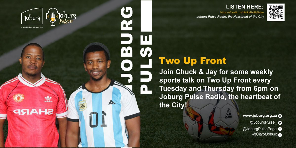 JoburgPulse_'s tweet image. ON-AIR: #TwoUpFront from 6pm 👇🏾 

* Tank Davis vs Frank Martin.
* Who should make way in the Proteas line-up for a spinner?
* England look unconvincing in their opening game at Euro 2024.

🔉TUNE IN: s3.radio.co/s349cd1429/lis… 

#JoburgPulseRadio ^GZ