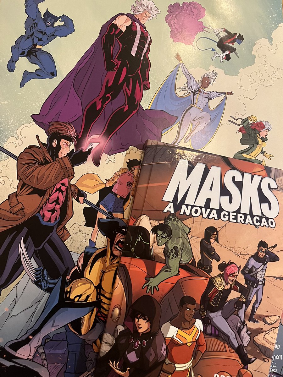 raoni's tweet image. Hoje finalmente começo a narrar Masks! Imagem meramente ilustrativa (ou não?).