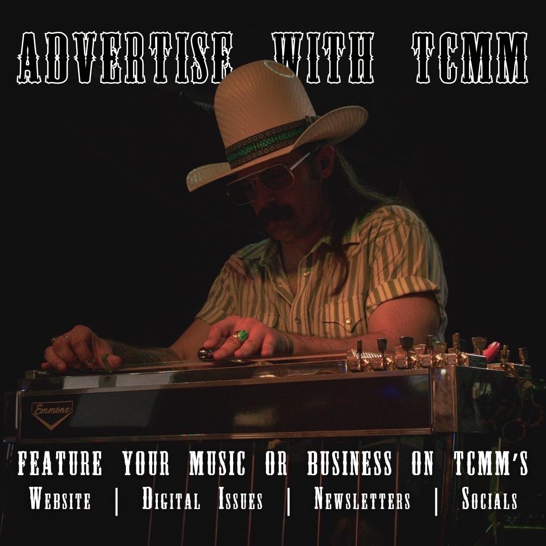 Get your music or business in front of the Texas Country Music community with our TCMM Advertising Packages!

We offer a variety of platforms to distribute your ads on including our website, digital monthly issues, newsletters, and social media accounts! 
texascountrymusicmagazine.com/advertise