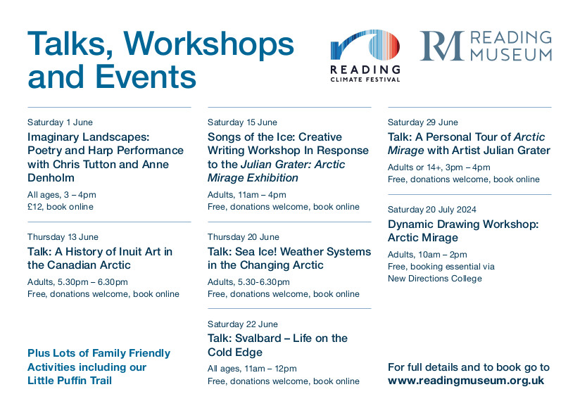 Reading Museum (@readingmuseum) on Twitter photo Intrigued by sea ice?
For <a href="/ReadingCAN/">ReadingCAN</a> join Prof John Methven from <a href="/UniofReading/">Uni of Reading</a> to hear about the Arctic Summer-time Cyclones project - flying small research airplanes through Arctic cyclones. 🛩️
This Thursday 20 June, 17:30 - 18:30, free, book here: rdguk.info/arctic_6h6tB Intrigued by sea ice?
For <a href="/ReadingCAN/">ReadingCAN</a> join Prof John Methven from <a href="/UniofReading/">Uni of Reading</a> to hear about the Arctic Summer-time Cyclones project - flying small research airplanes through Arctic cyclones. 🛩️
This Thursday 20 June, 17:30 - 18:30, free, book here: rdguk.info/arctic_6h6tB